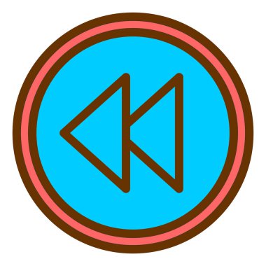 Düğme modern simgesinin vektör illüstrasyonu