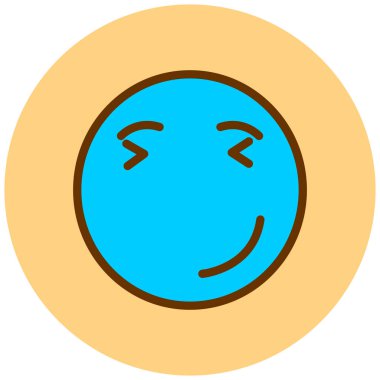 emoji. Web simgesi basit illüstrasyon