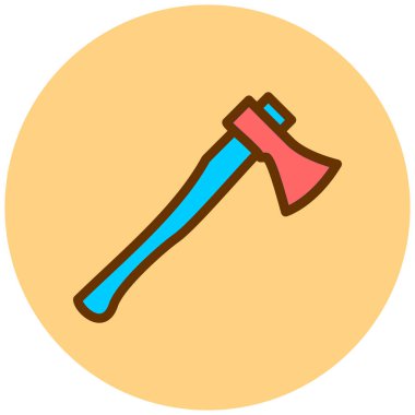 Balta. Web simgesi basit illüstrasyon