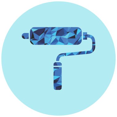 Boya silindiri. Basit resimleme