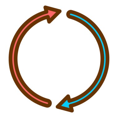 Simge vektör illüstrasyonunu tazele