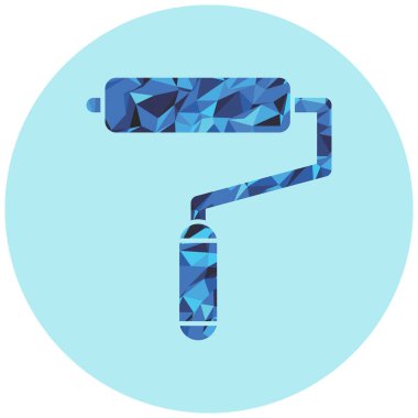 Boya silindiri. Basit resimleme