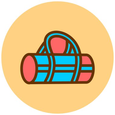 Spor ayakkabılar. Basit illüstrasyon