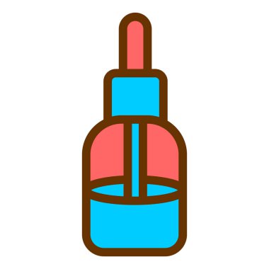 Şişe. Web simgesi basit illüstrasyon