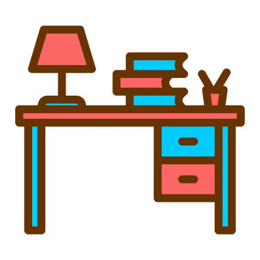 tablo lambası vektör illüstrasyonu