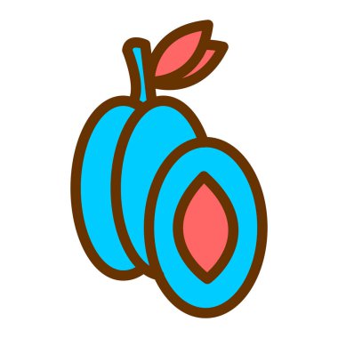 Sağlıklı gıda ikonunun vektör çizimi