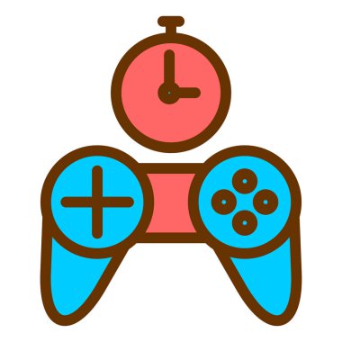 Oyun denetleyici simge vektörü. izole bir arkaplan.