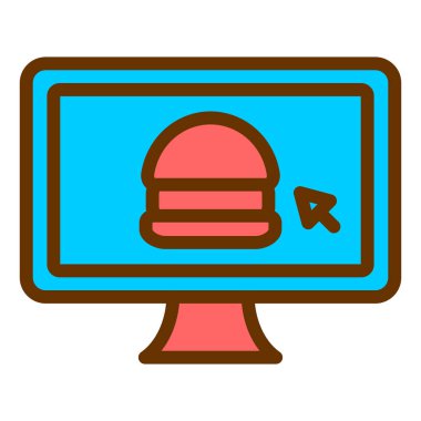 Çevrimiçi Mağaza. Basit illüstrasyon