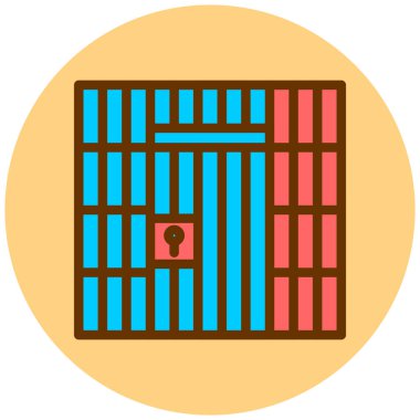 Bina. Web simgesi basit illüstrasyon