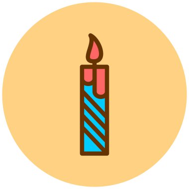 Mum. Web simgesi basit illüstrasyon