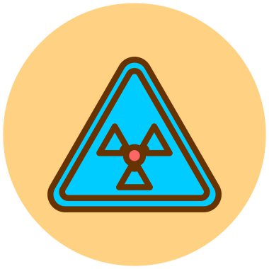 Projeniz için radyasyon tehlike simgesi