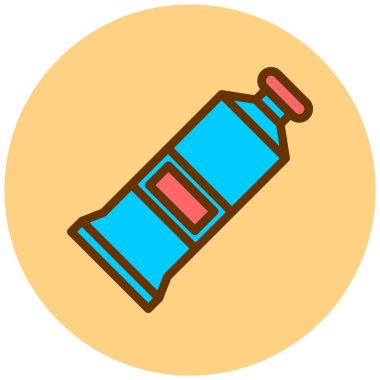 Yapıştırıcı. Web simgesi basit illüstrasyon