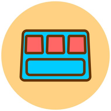 Dükkan. Web simgesi basit illüstrasyon