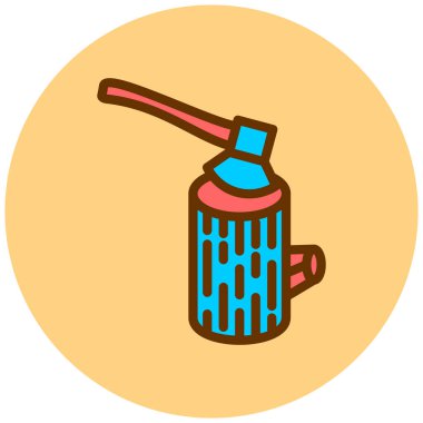 Bir içecek simgesinin vektör illüstrasyonu