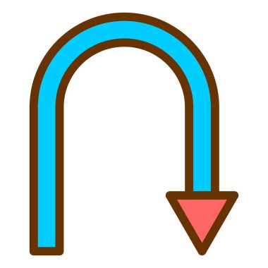 Ok. Web simgesi basit illüstrasyon