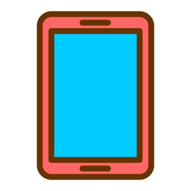 Akıllı telefon. Web simgesi basit tasarım