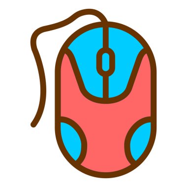 Fare. Web simgesi basit illüstrasyon