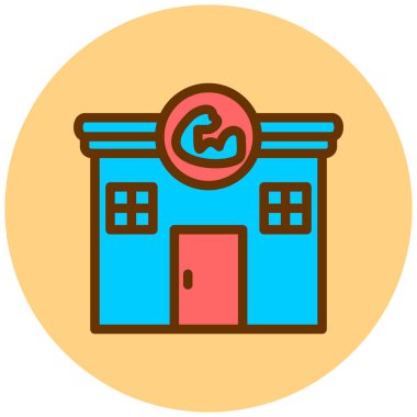 Dükkan. Web simgesi basit tasarım