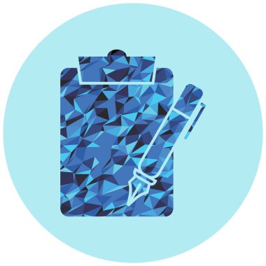 belge web simgesi vektör illüstrasyonu 