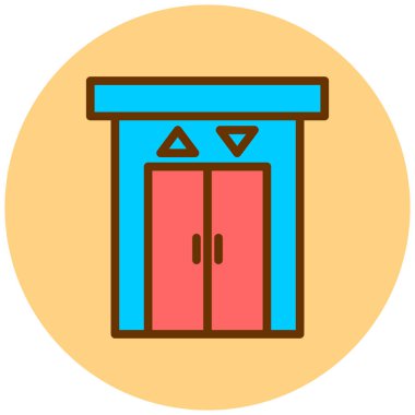 Dükkan. Web simgesi basit illüstrasyon