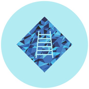 Elmas ikonu. Web için taş vektör simgelerinin düz çizimi