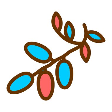 Bir şube vektör çizim