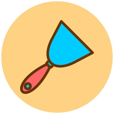 Boya fırçası. Basit resimleme