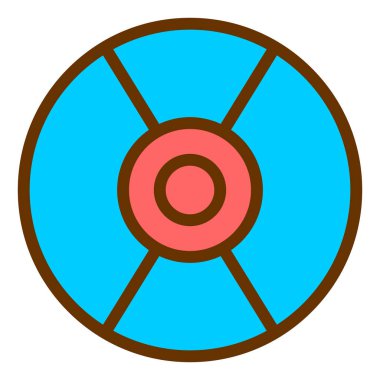 Hedef. Web simgesi basit illüstrasyon