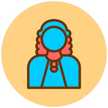 avatar. Web simgesi basit illüstrasyon