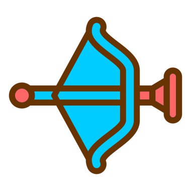 Bir kılıç simgesinin vektör illüstrasyonu