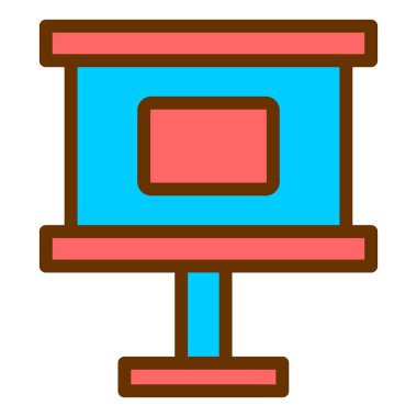 masaüstü ekran vektör simgesi