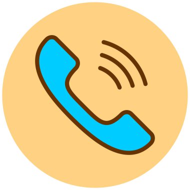 - Telefon. Web simgesi basit illüstrasyon