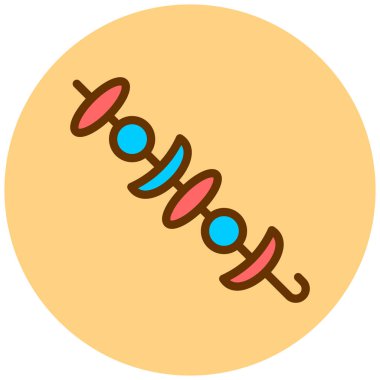 - Şeker. Web simgesi basit illüstrasyon