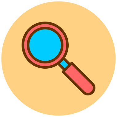 Ara. Web simgesi basit illüstrasyon