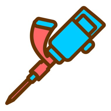 Basit bir simgenin vektör illüstrasyonu