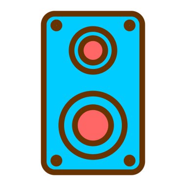 hoparlör vektör illüstrasyonu