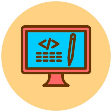 seo modern simgesinin vektör illüstrasyonu