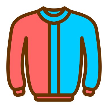 Kıyafetler. Web simgesi basit illüstrasyon