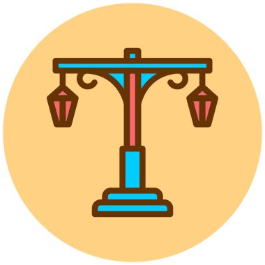 Lamba. Web simgesi basit illüstrasyon