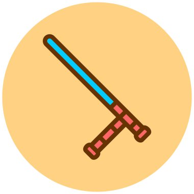 Beyzbol sopası. Basit tasarım