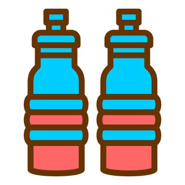 Şişe. Web simgesi basit illüstrasyon