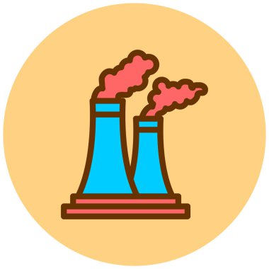 Fabrika. Web simgesi basit tasarım