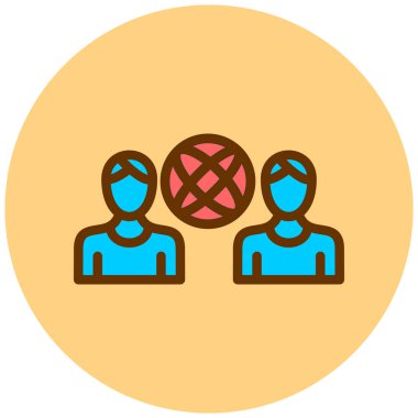 business people vektör simgesi modern illüstrasyon