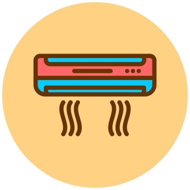 Klima düz vektör simgesi