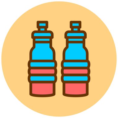 Su. Web simgesi basit illüstrasyon