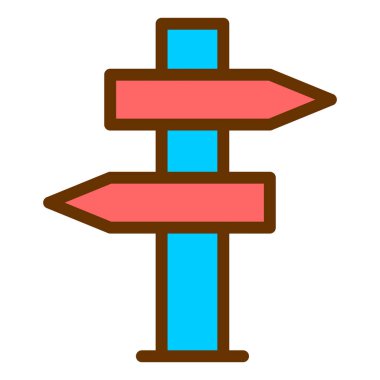 Yön oku. Basit resimleme