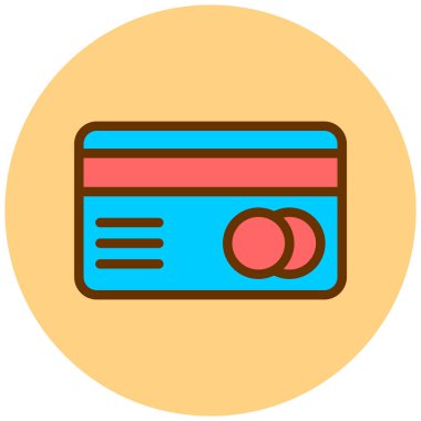 Kredi kartıyla. Web simgesi