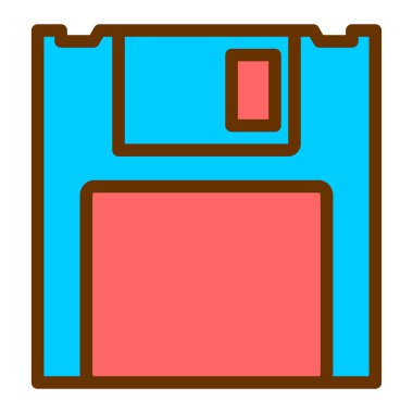 Disket disket. Basit resimleme