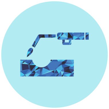 Vektör illüstrasyonu, simge ögesi arkaplanı