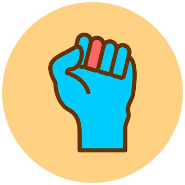 el simgesi, vektör illüstrasyonu